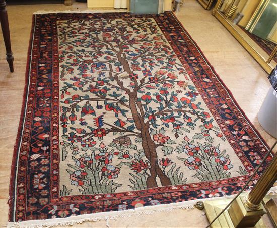 Persian tree life pattern rug